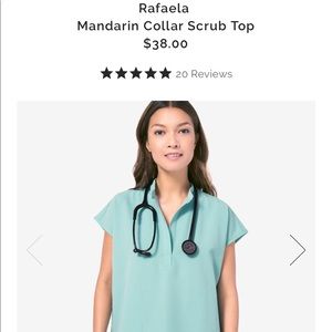 FIGS seaglass scrub set